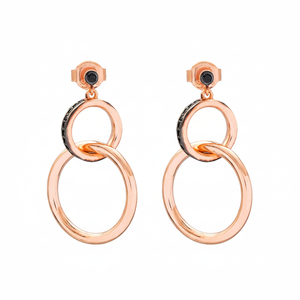 <b>Black</b> CZ Dainty Design <b>Stud</b> <b>Earrings</b> Wholesale Turkish Handmade 925 Sterling Jewelry Fine Jewelry - Product Image 2