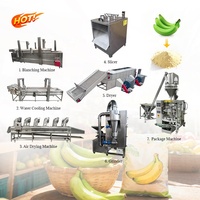Fabriekslevering Weegbree Bloem Productielijn Bananenpoeder Lijn Machine Bananenverwerking Machine Bananenmeel Machine