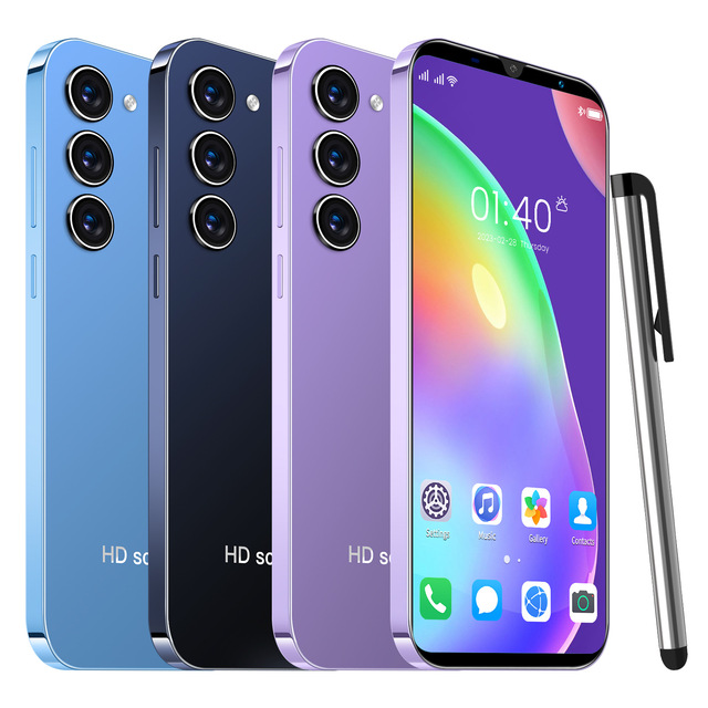 Value Deal Android Phone Unlocked 16GB+1TB S23+ Android Gaming Smartphones New Global Version with HD Screen Resolution