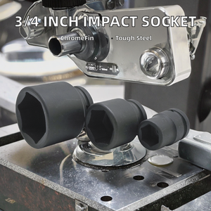 OEM Customized 3/4 Inch Impact <strong>Socket</strong> <strong>17mm</strong> 70mm Chrome Finish Cr-Mo Material DIY Grade Hex Feature 1-Year Warranty TUOKAEX - Product Image 2