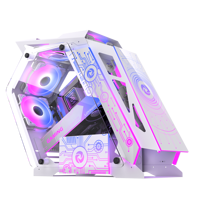 Lovingcool OEM Gaming Mid Tower PC Case USB3.0 Châssis d'ordinateur en verre trempé avec ventilateurs tours Cooler Factory Direct Cool
