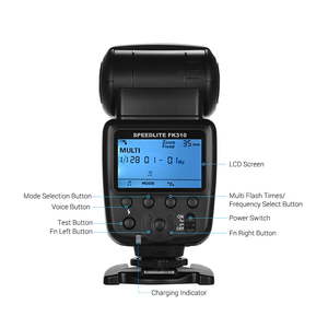 Cámara inalámbrica Universal, luz Flash portátil para vídeo, iluminación de fotografía, GN33 Speedlite, pantalla LCD para cámaras DSLR - Product Image 5