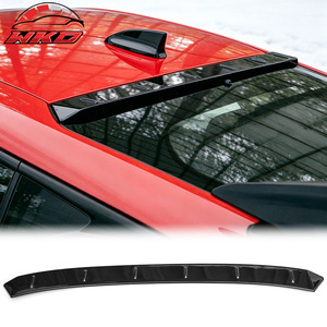 Convient pour Honda Civic FL Type R Hatchback 2022-2026, aileron de toit style V, noir brillant - Product Image 1