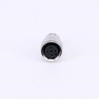 Connecteur femelle M12 à 5 broches, codage A, étanche IP67, borne à vis câblable sur site pour capteurs et automatisation