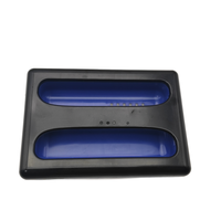 Boîtier de chargeur de batterie en plastique moulé par injection sur mesure, haute précision, double couleur, surmoulage