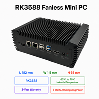 Mini PC Industrial Sin Ventilador Rockchip RK3588, Componentes Electrónicos 100% Nuevos, 2*RTL8211F PHY LAN, HDMI 2.1, LPDDR4 4266Mbps