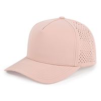 Gorra de 5 Paneles Personalizada ODM/OEM para Hombre, Resistente al Sudor y al Agua, con Cierre a Presión, Perforaciones Cortadas a Láser, Gorra de Surf Flotante Impermeable