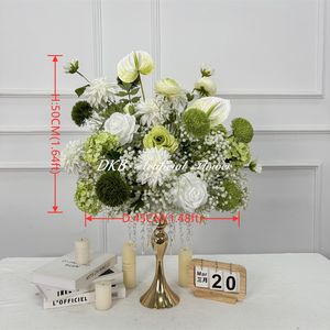 Centros de Mesa de Rosas Artificiales Realistas DKB, Decoraciones para Mesa de Boda y Fiesta, Tamaños Personalizables, Bolas de Flores - Product Image 2