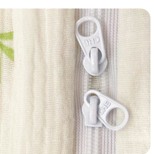 Ensemble de 3 housses de <span class=keywords><strong>couette</strong></span> en mousseline de coton biologique imprimé panda mignon pour bébé, doux pour la peau sensible. - Product Image 5