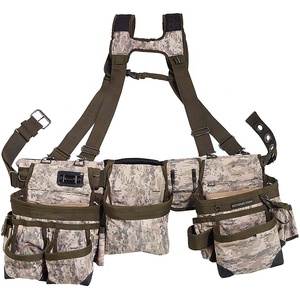 Ferramenta de carpinteiros resistentes, cinto com suspensório kits de ferramenta equipamento de suporte confortável ferramenta de eletricista cinto com suspensórios - Product Image 6