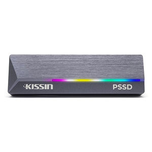 KISSIN yüksek kalite 128GB 256GB 512GB 1TB 2TB taşınabilir M2 NVME SSD RGB harici katı hal sabit Disk dizüstü masaüstü için - Product Image 1