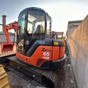 Used 6 Ton Excavator Hitachi ZX65USB 3m <b>Bucket</b> Capacity Excellent Hydraulic Digger Japan Low Price Gearbox Gear Pump Bearing - Product Image 2