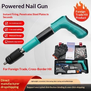 Foreign Trade Gun Staple Gun Mini Nail Gun Silencer Staple Gun Concrete Nagler One Piece Dropshipping - Product Image 2