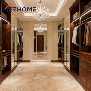 Système de garde-robe de luxe personnalisé | Construction en contreplaqué de qualité supérieure avec porte-pantalons à tiroirs - Product Image 3