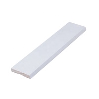 Primed kayu murah panel dinding interior papan dasar mahkota cetakan bungkus garis lapisan langit-langit Trim Casing Molding