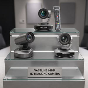 Cámara de Videoconferencia Metálica Vastline 4K con Seguimiento Automático PTZ, Base Giratoria para Lente, Compatible con SMART CLASSROOM, Traducción - Product Image 4