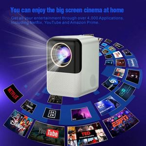 Mini Proyector Portátil 1080P, Compatible con 4K, Android 10, WiFi 5G Inalámbrico Inteligente y Bluetooth 6.0, Proyector de Cine en Casa 2G+16G - Product Image 2