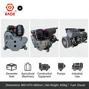 מנוע דיזל דויץ F4L912 מקורר אוויר, 4 צילינדרים, 49 קילוואט, 67 כוחות סוס, עבור גנרטור, ציוד חקלאי וציוד בנייה - Product Image 6