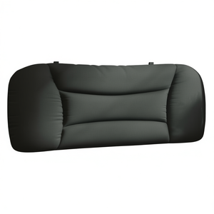 เบาะรองหัวเตียงผ้าสีเทาเข้ม 39.4 นิ้ว แบบเย็บติดกัน ใช้เป็นหมอนพิงอ่านหนังสือ - Product Image 1