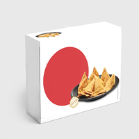 Récipient d'emballage alimentaire avec logo personnalisé Sandwich Burger Frites Poulet Snack Taco Famille Taille de partage Boîte avec couvercle séparateur