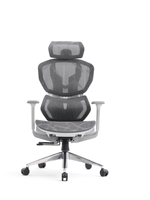 Chaise de jeu professionnelle à dossier haut avec support lombaire ergonomique, accoudoirs réglables, confort inclinable pour les longues sessions