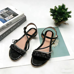 <span class=keywords><strong>Sandalias</strong></span> planas de leopardo de talla grande para mujer, calzado de moda al por mayor 2026 - Product Image 4