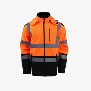 Fashion Style Customized Safety Overalls Working Jacket Reflective Winter Suit Industrial Men Work Reflective Safety Clothing