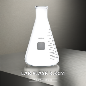 Oferta Especial: Frasco Erlenmeyer de Vidrio Borosilicato de 250 ml para Uso en Laboratorio con Diseño Cónico de Cuello Estrecho 3.3 y 3 Años de Garantía - Product Image 6