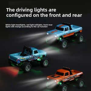 1:64 Scale Speed Monster Truck New Off-<b>Road</b> Mini Remote Control Car Alloy Cool Lights Shock Absorption RC - Product Image 3