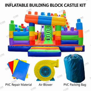 Tobogán Húmedo/Seco Combinado para Interiores y Exteriores, para Negocios de Alquiler, <span class=keywords><strong>Casa</strong></span> Inflable de PVC de Grado Comercial - Product Image 5