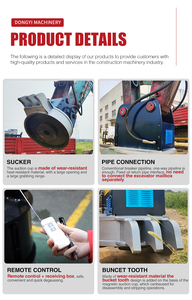 Accesorios de excavadora, uso de ventosa hidráulica, elevación de chatarra, Portabrocas magnético para Metal y acero - Product Image 4