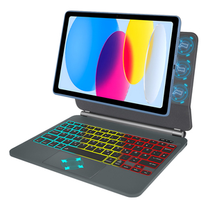 Funda de teclado mágico inalámbrica para iPad 10 2022 10th Generation funda protectora magnética de 10,9 pulgadas para iPad 11 2025 A16 - Product Image 1