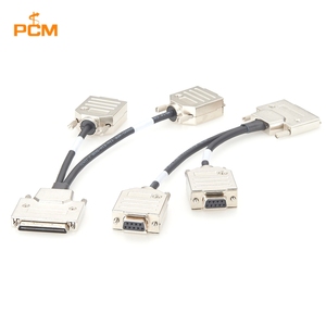 Cable adaptador VHDCI de 68 pines a 2x DB9 RS232 hembra para vehículos, kit de desarrollo DRIVE AGX <span class=keywords><strong>Thor</strong></span>, divisor PCI-E SCSI D-Sub - Product Image 1
