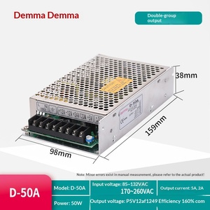 Fuente de Alimentación Conmutada con Monitoreo <span class=keywords><strong>D</strong></span>/T/Q, 220-24V Industrial, 3A/5A/20A Ajustable, Transformador de Seguridad de Alta Eficiencia - Product Image 6