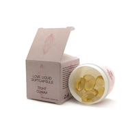 Capsules douces OEM de haute qualité pour femmes adultes, soin corporel raffermissant et hydratant, à l'extrait végétal rose, pH équilibré, effet tenseur 10x plus puissant