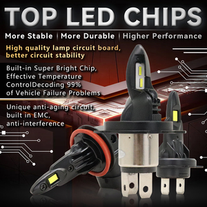LELANPU T10 T1 RGB Ojo <span class=keywords><strong>de</strong></span> Ángel Mejorado, Faro Delantero <span class=keywords><strong>de</strong></span> Doble Color H11, Lámpara Automotriz al por Mayor, Halógena 14W A52, Bombillas LED para Coche - Product Image 2