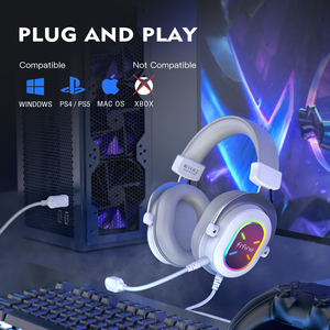 <span class=keywords><strong>Fifine</strong></span> H6XW casque de jeu rvb casque pc gamer casque filaire casque de jeu <span class=keywords><strong>usb</strong></span> casque de jeu - Product Image 5