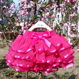 Falda de tutú <span class=keywords><strong>para</strong></span> bebé, lazo bonito de cuatro capas, cinta, pastel, tutú, <span class=keywords><strong>para</strong></span> niña - Product Image 5