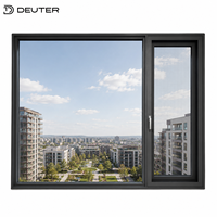 Ventana Abatible de Aluminio Personalizada de Fábrica con Pantalla de Seguridad, Doble Vidrio Low-E, Aislamiento Térmico, Resistente al Viento y Ahorro de Energía