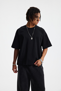 Camiseta Corta de Algodón de Alta Calidad 275gsm con Estampado DTG Personalizado, Corte Holgado, Estilo Urbano, Marca de Moda Viral - Product Image 2