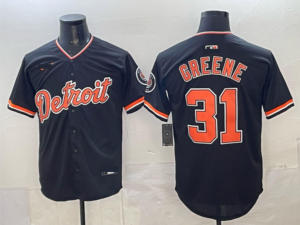 Vente en gros de maillots de baseball pour hommes de qualité supérieure, style Detroit, cousus, 29 # Skubal 31 # Greene 28 # Baez 24 # Maillot de joueur CabreraHome Limited - Product Image 5