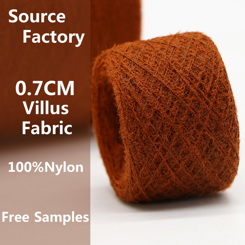 Made in China Exports 100%Nylon Fiber Spinning Short Feather Yarn Knitted Coat Fabric Wholesale Volume Count 15S/1