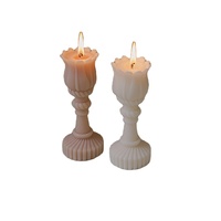 Duft kerzen Rosa Tulpen form Kerzen Hochzeits feier Home Decoration Geburtstag Blumen kerzen