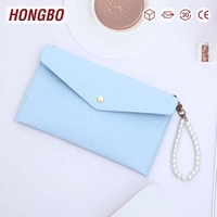 Portefeuille de présentation en cuir de galets Hongbo, best-seller, 10 couleurs, avec pochette à rabat, options économiques