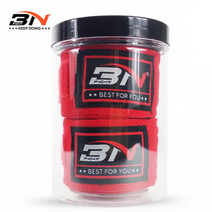 ผ้าพัน<span class=keywords><strong>มือ</strong></span> BN Boxing Straps ขนาด 1.5 ม./3 ม./5 ม. ผ้าฝ้ายซับเหงื่อ สำหรับฝึกมวยไทย ฟิตเนส และใช้ในยิม - Product Image 5