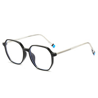 Lunettes anti-lumière bleue pour ordinateur, montures optiques, style rétro rond, forme de visage diamant, matériau TR90, haute qualité, unisexe
