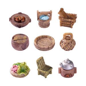 Chenjuns Petits objets rétro de style ancien, meubles, aménagement paysager de maison pour enfants, accessoires décoratifs de bricolage, micro-lan - Product Image 1
