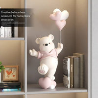 Décoration de bureau créative en forme d'ours en crème, décoration de la maison, cadeau d'anniversaire