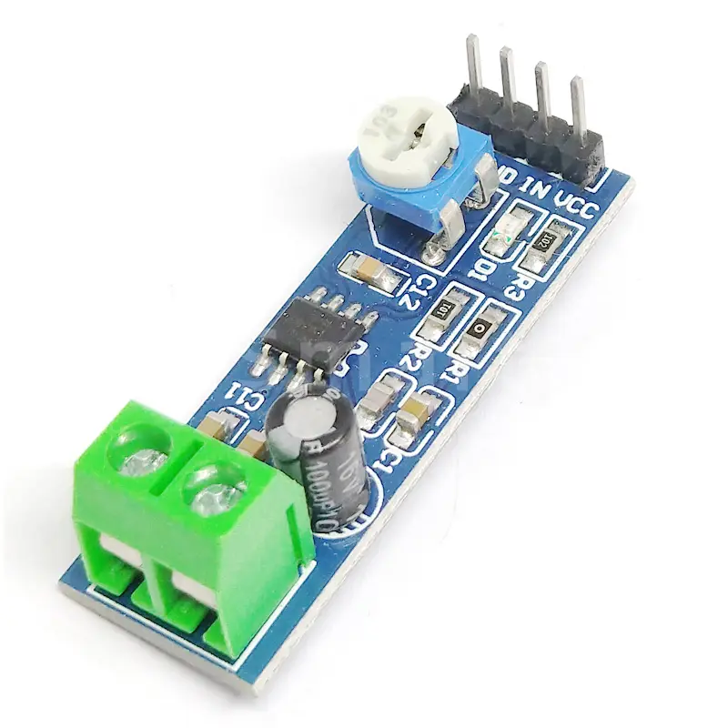 LM386 Audio Amplifier Module 200 Times 5V-12V Input 10K Resistance