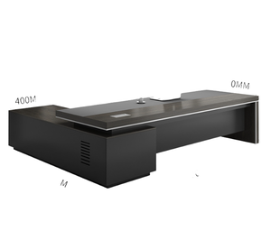 Muebles DE OFICINA DE MADERA modernos y resistentes Estaciones DE TRABAJO extensibles populares y escritorios de computadora para empleados de estilo de panel - Product Image 1